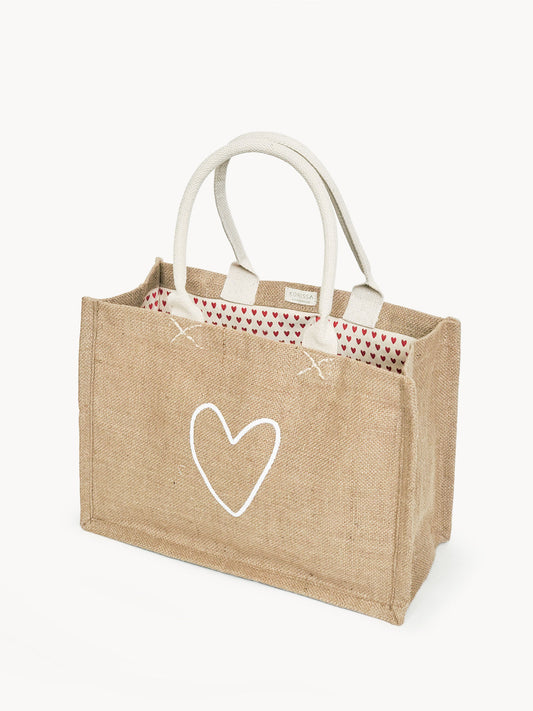 Korissa Shopping Bag - Heart