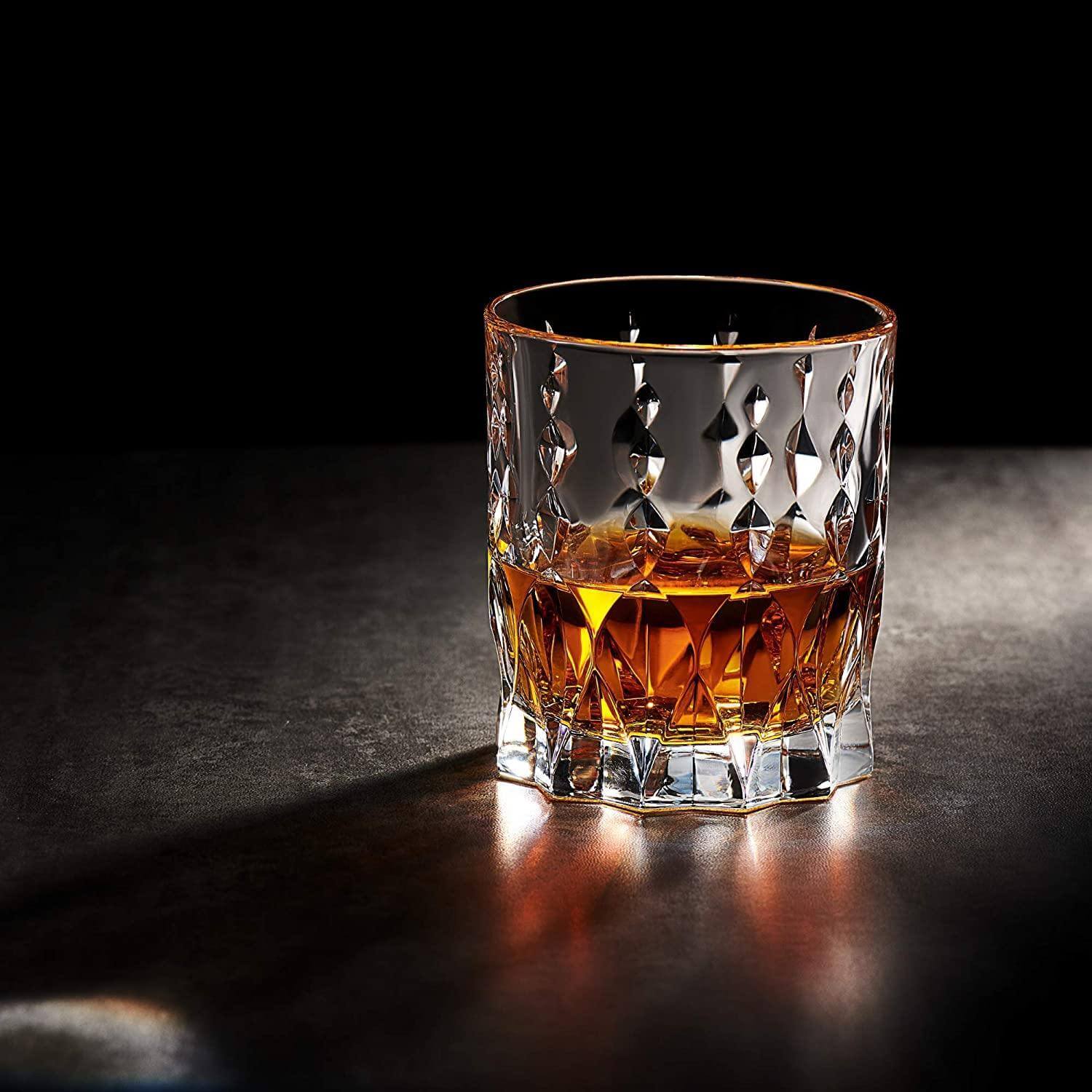 crystal whiskey tumblers