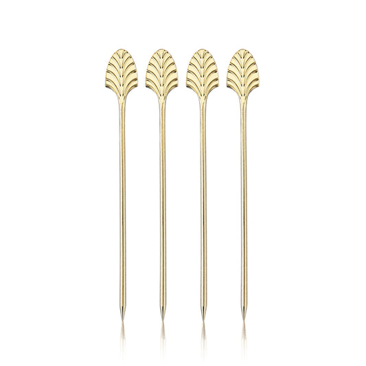 Art Deco Cocktail Picks - Gold