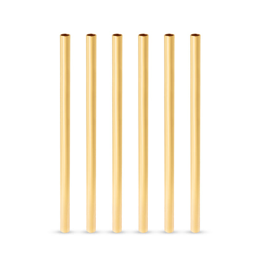 Lowball Straws - Gold