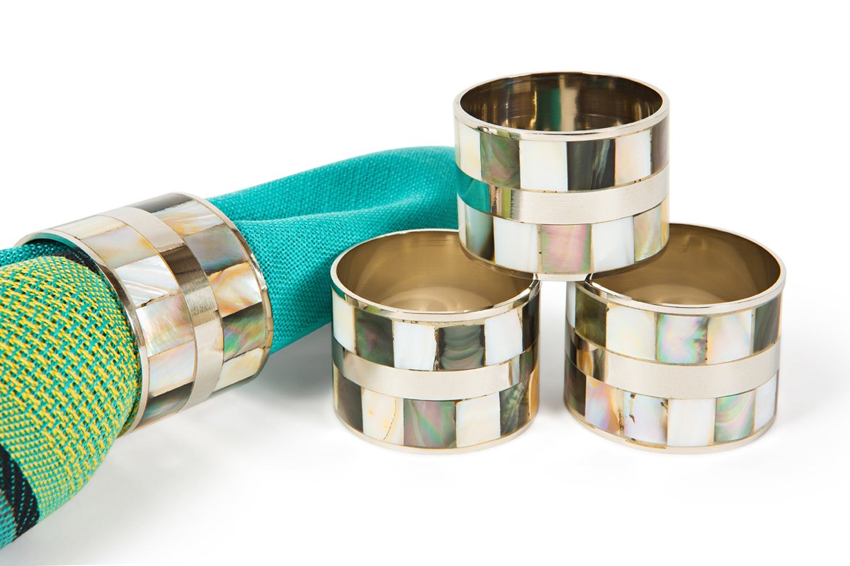 Mother of Pearl Napkin rings