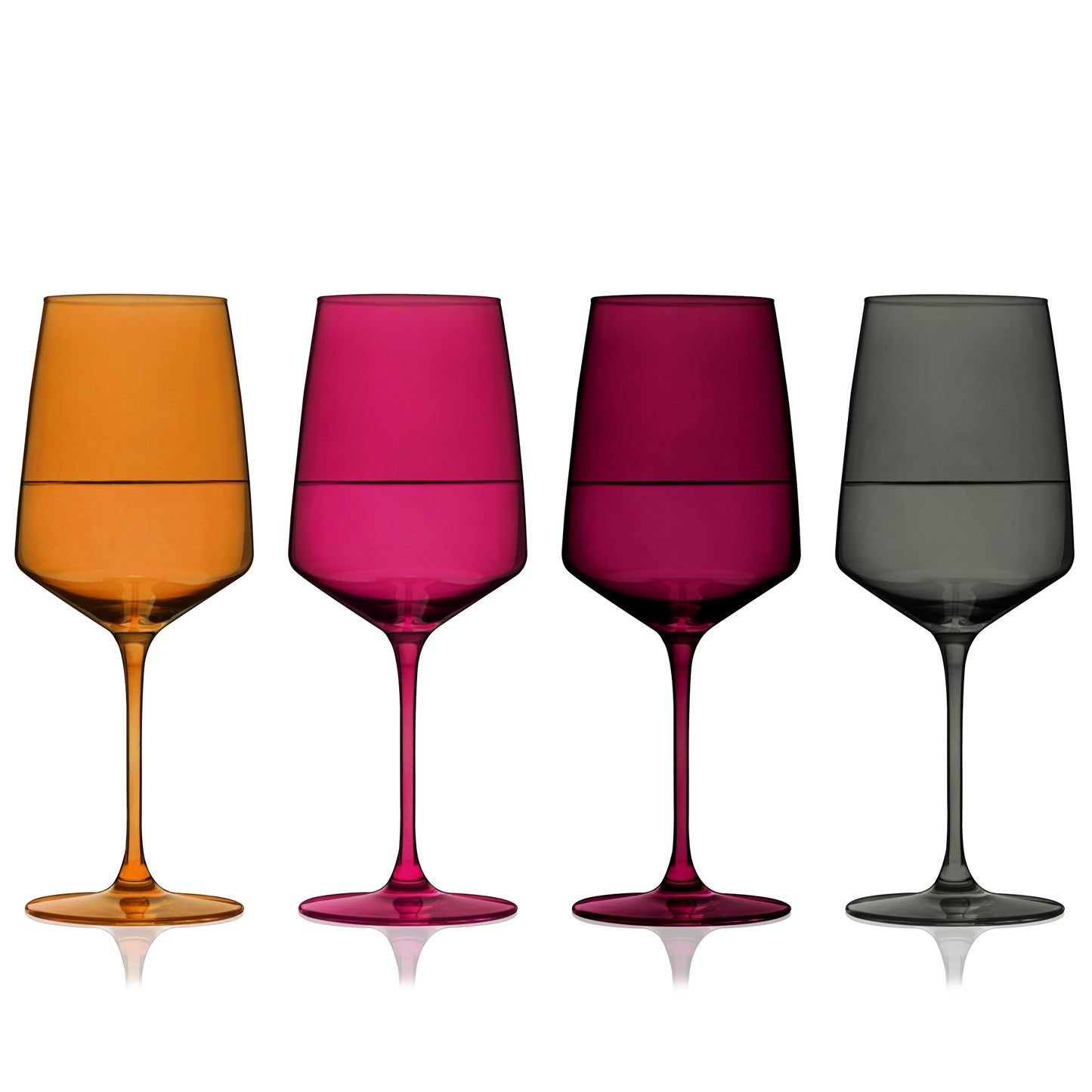 Reserve Nouveau Crystal Wine Glasses - Sunset