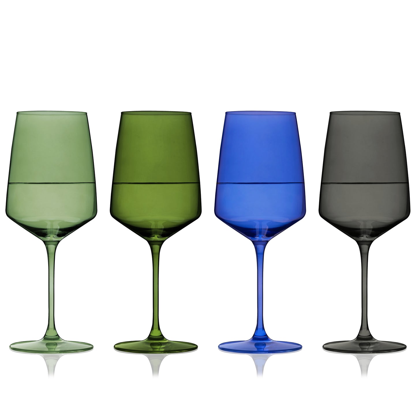 Reserve Nouveau Crystal Wine Glasses - Seaside