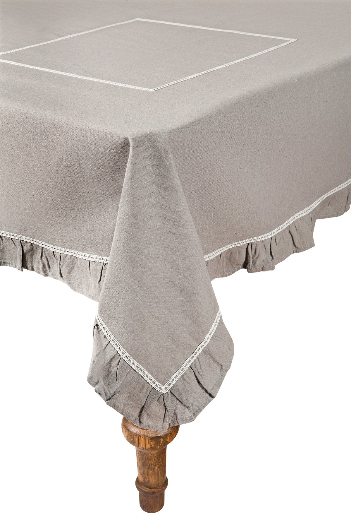 Ruffle Trim Tablecloth